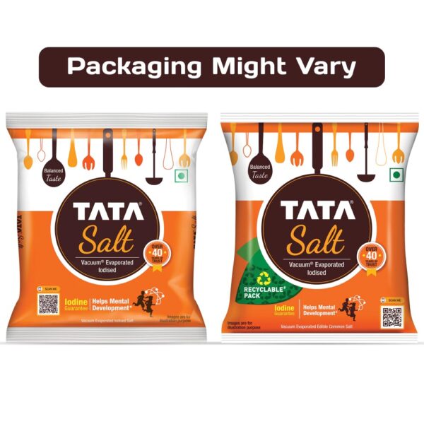 Tata Salt 1 Kg, Free Flowing and Iodised Namak, Vacuum Evaporated, Salt in Fresh - Image 2